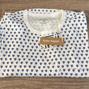 Roller Rabbit White and Blue Heart Sleep Dress 

Never been worn. XS